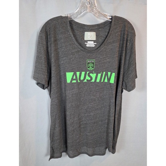 Fanatics Tops - Austin FC T Shirt Womens 2XL Football Club MLS Soccer Short Sleeve Dark Gray